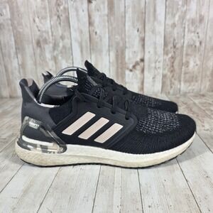 Adidas Ultraboost 20 Running‎ Shoes Black Pink Women's Size 9 FY0305